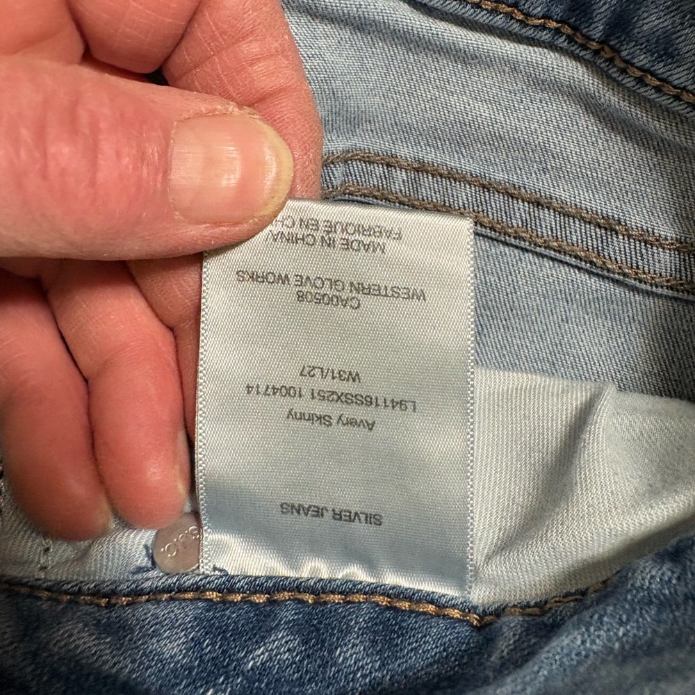 Silver Jeans Blue slim boot cut  Leg - Picture 6 of 8